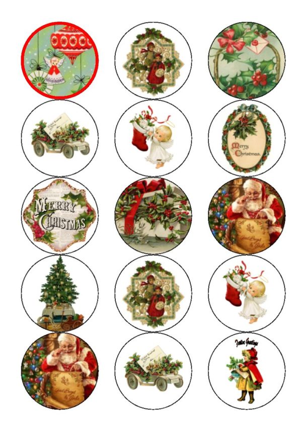 Vintage Christmas  - click for other sizes Hot on Sale