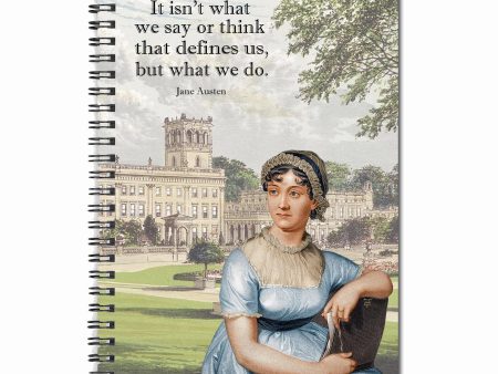 Jane Austen Quote 80 Page Unlined Note Book Online Hot Sale